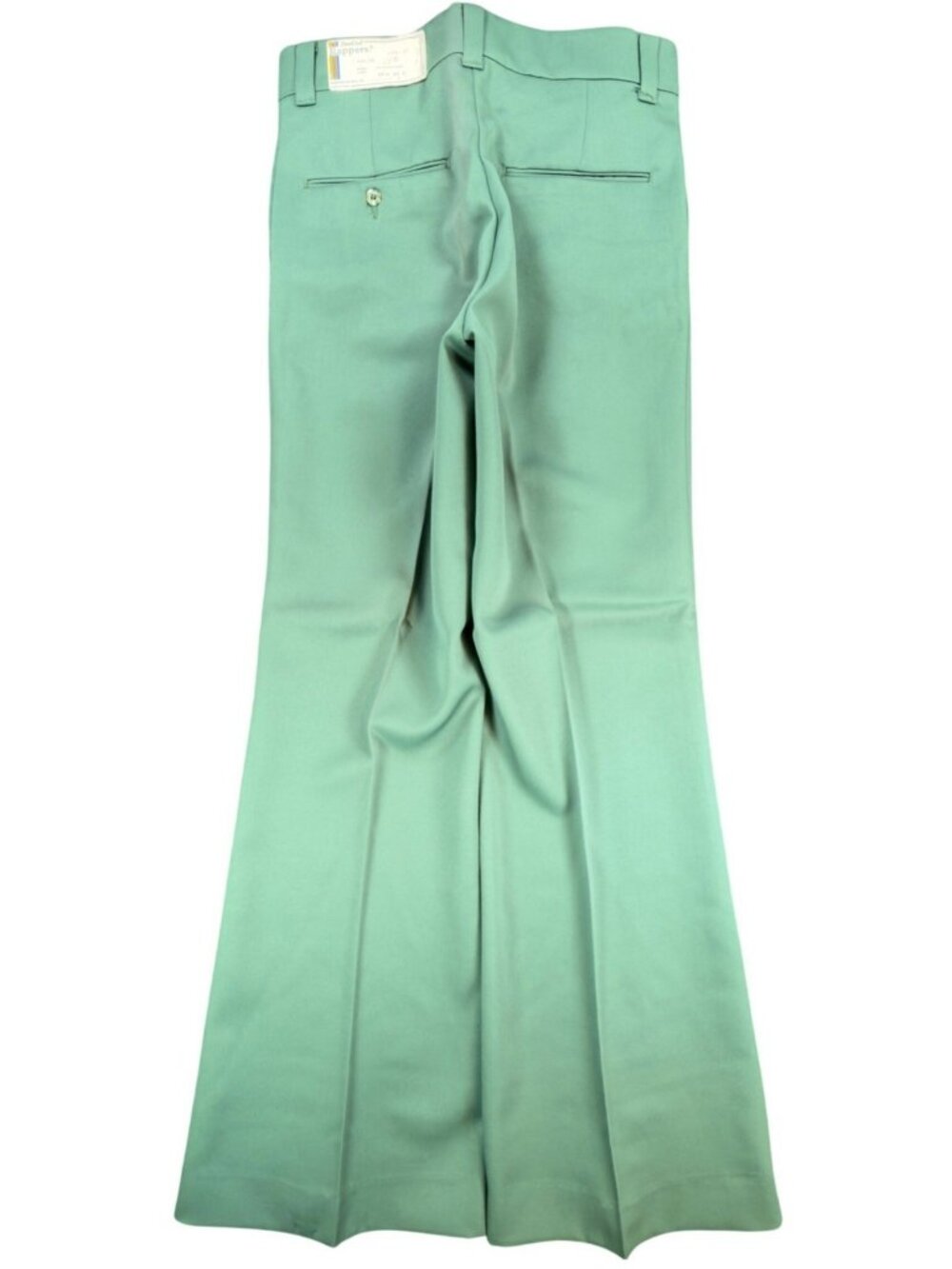 Dee Cee Rappers Dress Pants Mens 30x30 Green Vintage Flare USA Deadstock